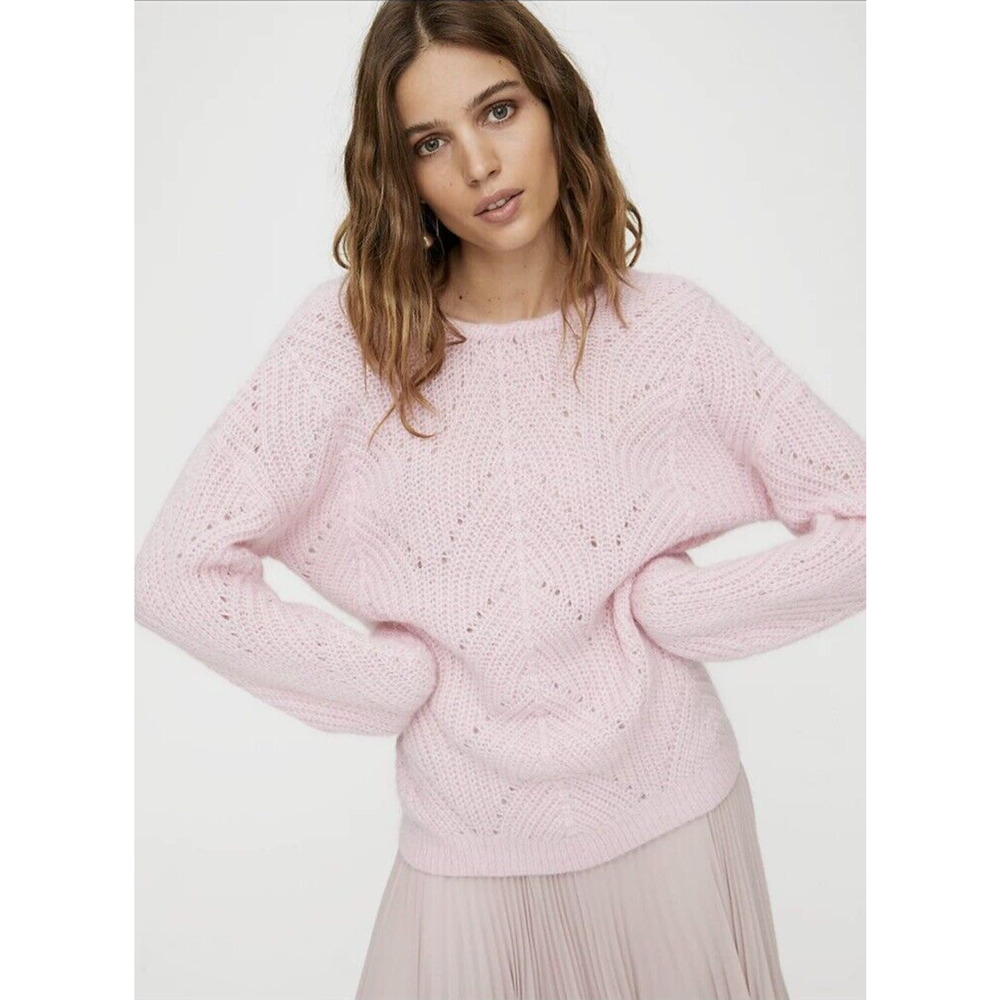 Wilfred Light Pink Crew Neck Sweater